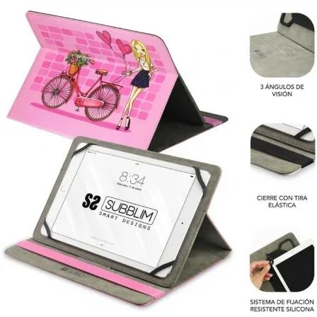 Subblim Trendy Case Fashion Girls para Tablet 10.1 pulgadas